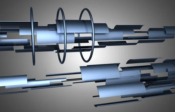 Абстрактная Конструкция Фонового Пространства Иллюстрация — стоковое фото