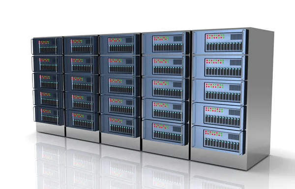 Dator Nätverk Koncept Internet Server Illustration — Stockfoto