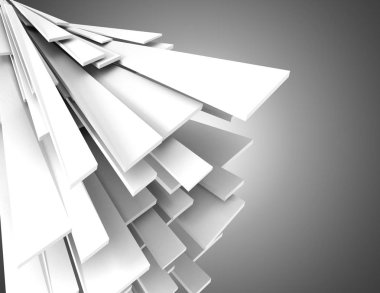 3D soyut arka plan tasarımını. 3D çizim