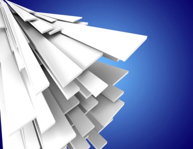 3D soyut arka plan tasarımını. 3D çizim