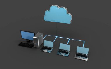 Kronik hesaplama konsepti. 3d illüstrasyon