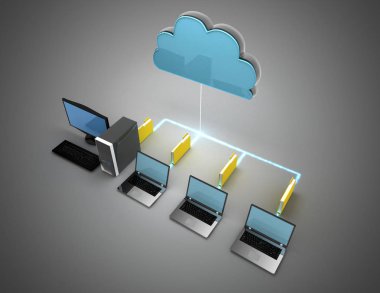 Kronik hesaplama konsepti. 3d illüstrasyon