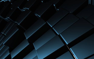 Soyut küpleri arka plan. 3D çizim