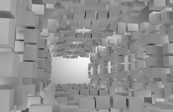 Abstrakte Architektur Hintergrund. 3D-Illustration — Stockfoto