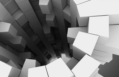 3D arka plan. 3D çizim