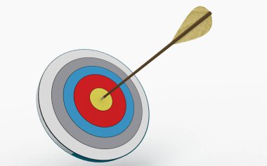 hedef ok hitings merkezi. 3D çizim