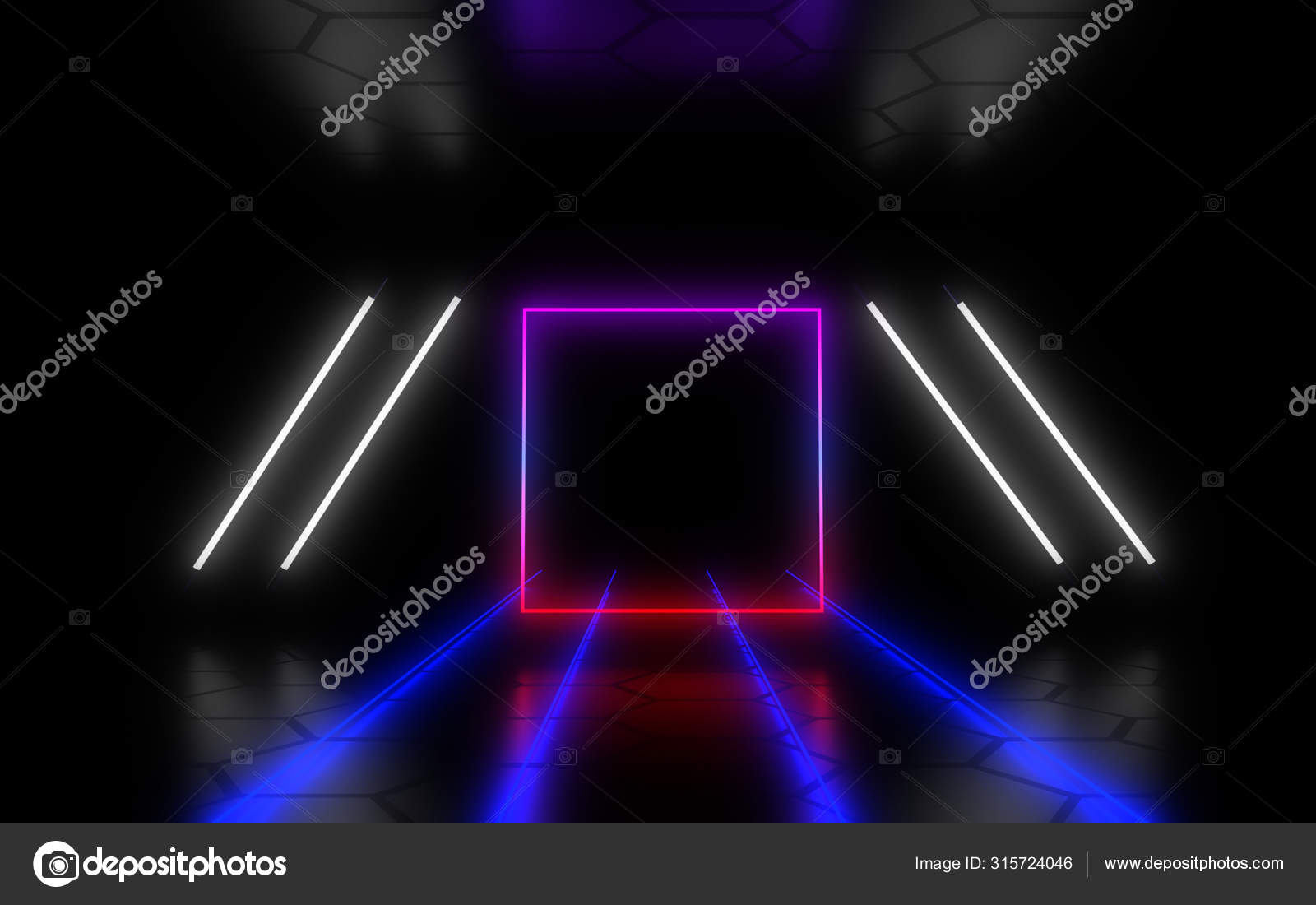 3d抽象背景与霓虹灯 3d 插图 图库照片 C Andreync 3d抽象背景与霓虹灯 3d 插图 图库照片 C Andreync