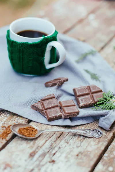 Taza Café Con Chocolate — Foto de Stock