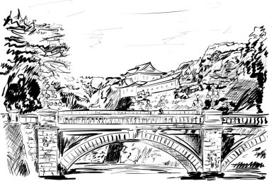 Güneşli gün Tokyo'da