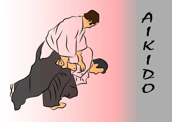 Aikido Každý Den — Stockový vektor