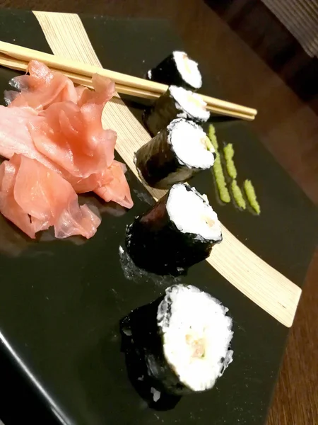 Sushi Talíři — Stock fotografie