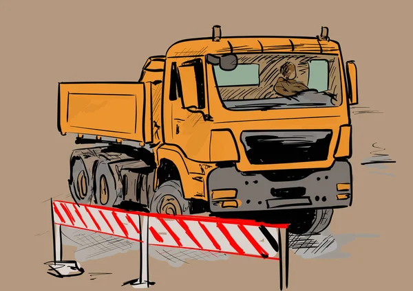Vrachtwagen — Stockvector