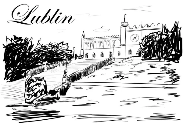 Lublin — Stockvector