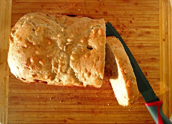 Brot Auf Dem Tisch — Stockfoto