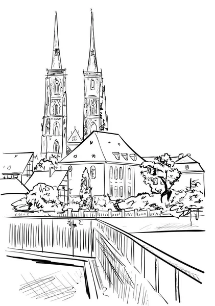 Wroclaw. — Archivo Imágenes Vectoriales