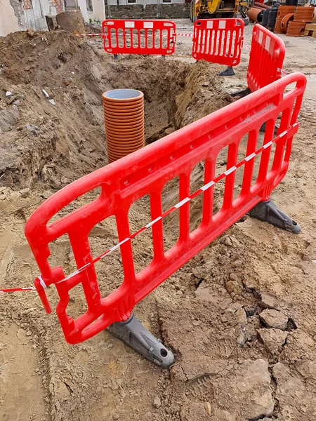 Byggplatsen Solig Dag — Stockfoto