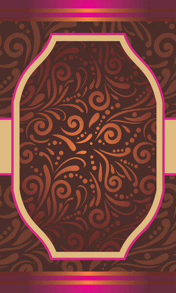 Vintage design for cover