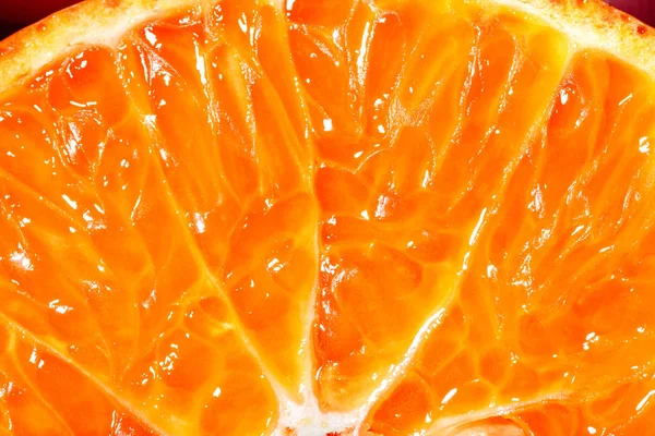 Helle Saftige Zitrusfruchtfleisch Nahaufnahme — Stockfoto