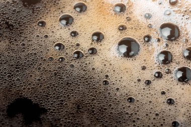 Soda kabarcıklar köpük doku.