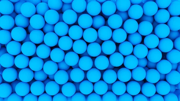 青い光沢のあるボール クローズ アップのセットのテクスチャ — ストック写真