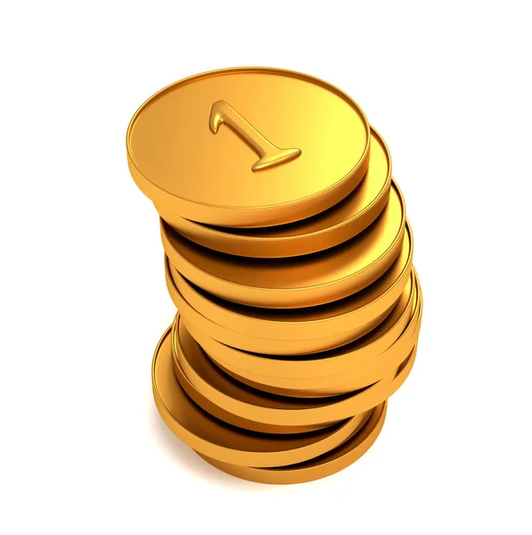 Monedas de oro . — Foto de Stock