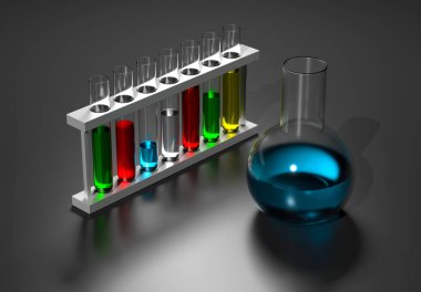 Laboratuvar kadehler.