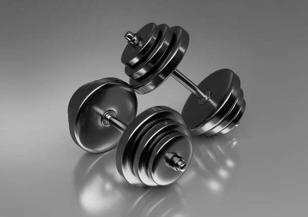 Sports dumbbell. — Stock Photo, Image