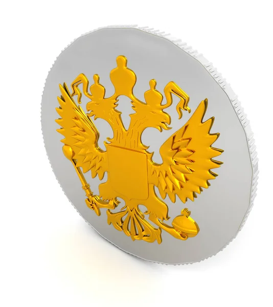Emblema de águia de duas cabeças . — Fotografia de Stock