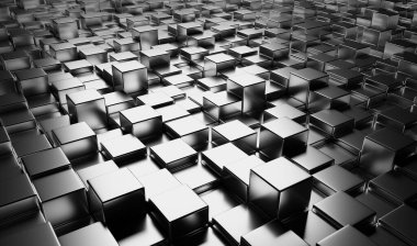 Farklı yükseklikteki birçok bloğun dokusu.