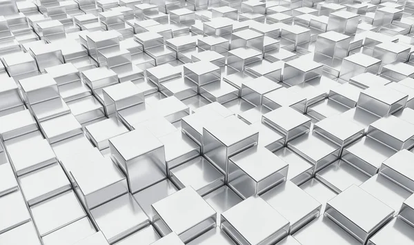 Texture Many Square Blocks Different Heights — Stock Photo, Image