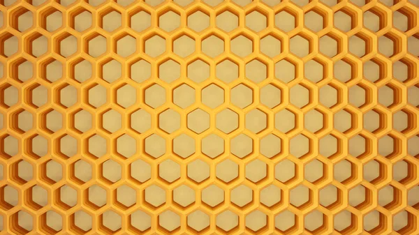 Hexagons Textúra Közelről Méhkas Szerkezete — Stock Fotó