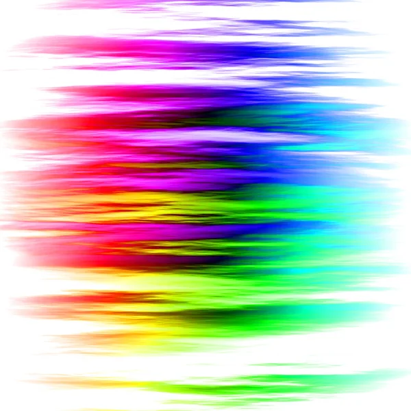 Rainbow Smudge Witte Achtergrond — Stockfoto