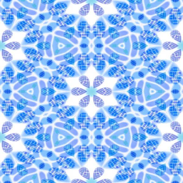 Snowflower Snowflake Tiles Seamlessly Pattern — Stock Photo, Image