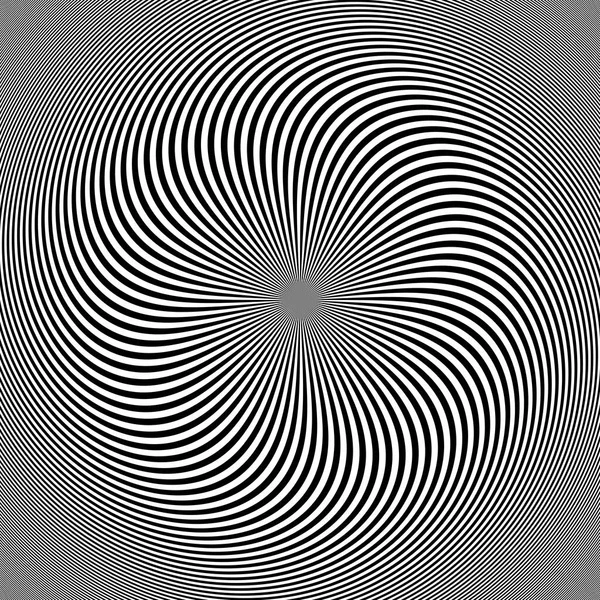 Spiralkula Optisk Illusion Design — Stockfoto