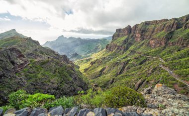 Masca köyü alan yüksek Tenerife dağlarda 