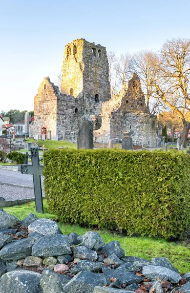 Antiga Sigtuna Ruínas Estocolmo — Fotografia de Stock