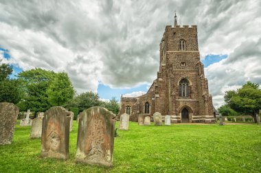 Şapel ile İngiliz mezarlığı görünümü