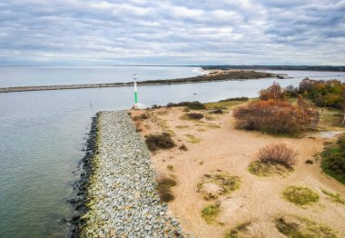 Vistula Nehri - havadan görünümü sonuna