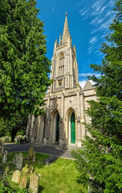 Marlow Kilisesi'nin dikey görünüm