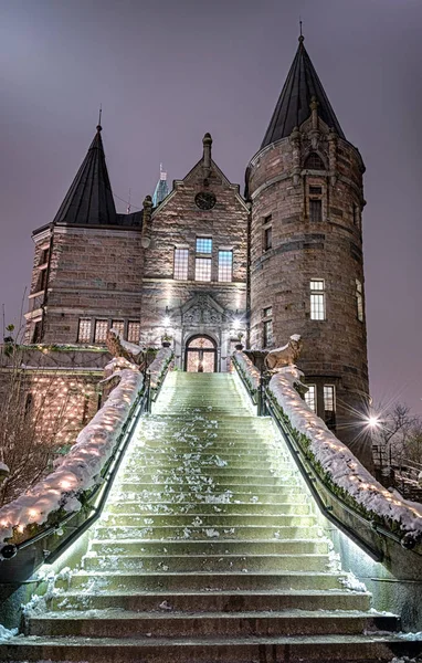 Castillo Teleborg Temporada Invierno Suecia — Foto de Stock
