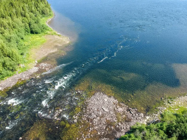 Landscape River Swedish Mountains — Stock Photo, Image