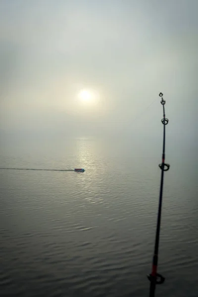 Morning Lake Trollen Mistige Landschappen — Stockfoto