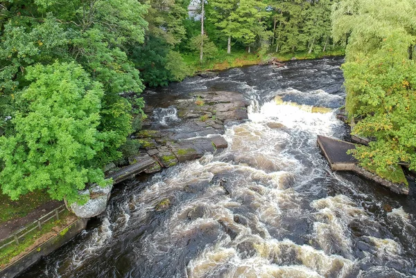 Morrum River Cascades September — Stockfoto