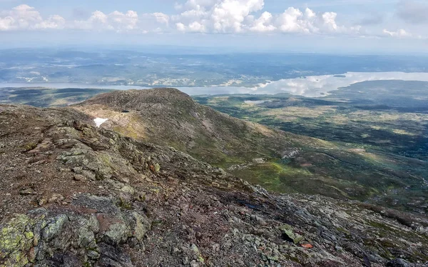 Légi Felvétel Van Mountain Nappali — Stock Fotó