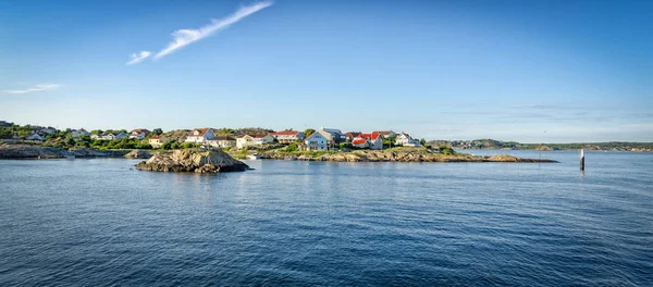 Švédský Západního Pobřeží Souostroví Létě Panorama — Stock fotografie