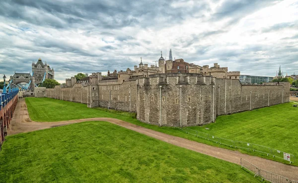 Verenigd Koninkrijk Londen Juli 2016 Uitzicht Tower Bridge Tower Kasteel — Stockfoto