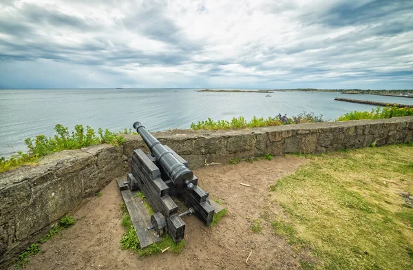 Fort Cannon Aimed Sea — Stock Photo, Image