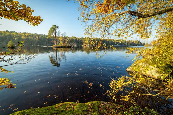 Beautiful Autumn Lake View Autumn Season — Stock Photo, Image
