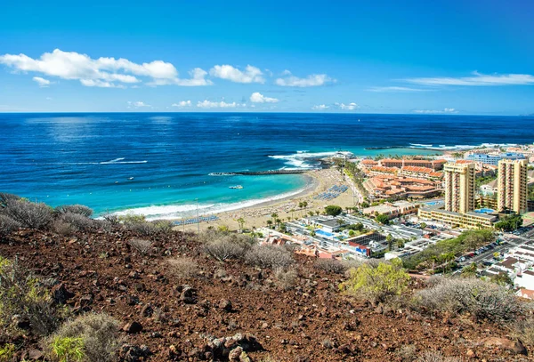 Las Americas Beach View Part Los Cristianos City — Stock Photo, Image