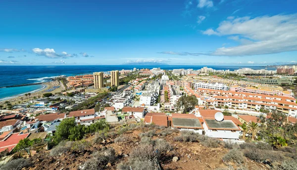 Vista Panorámica Los Cristianos — Foto de Stock